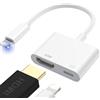 Rydkas Adattatore HDMI Lighting per iPhone, Senza Alimentazione, Adattatore AV Digitale 1080P con Porta di Ricarica per iPhone14/13/12/11, Compatibile con la Porta Lighting per Proiettore/Monitor/TV