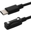 kwmobile Caricatore Compatibile con Polar Pacer/Pacer PRO - Caricabatterie USB C Activity Tracker - Cavo Fitness Watch 100 cm Nero