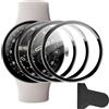 FDHYFGDY 3 pezzi Pellicola Protettiva per Google Pixel Watch 4 45mm,Pellicola Sottile Composita HD [Resistente ai Graffi + Copertura Completa],Compatibile con Google Pixel Watch 4 Anti-Bolla