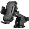 N NEWTOP Supporto ST45 Braccio Regolabile Allungabile Estendibile Universale Ventosa Adesiva per Smartphone Cellulare da auto Camper Caravan Pullman Camion Reggi Regolabile Orientabile 180 Flessibile