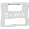 bruwaa Supporto da parete con gestione cavi per AVM FritzBox Router 7590 7590 AX 6660 Cable 7530 5530 8850 6850 6660 6890 7490
