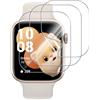 NUCNOK 3 Pezzi Pellicola Protettiva per Ice-Watch Ice Smart Junior 3.0 FM (Non Vetro Temperato),HD Trasparente Hydrogel Flessibile Pellicola,Sensibile al Tatto,Senza Bolle,Antigraffio