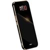 RankOne La Custodia del Telefono è Adatta per Samsung Galaxy S8+ / Samsung S8 Plus (6.2 Inches), Case per Cellulare in Silicone con Telaio Galvanico - Nero