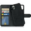 MyGadget Cover per iPhone 11 Pro Max - Custodia Libretto Magnetica - Custodia Portafoglio Flip Wallet Case - Porta Carte in Similpelle PU Removibile Grigio Nero