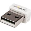 StarTech.com Adattatore di rete wireless N mini USB 150 Mbps, Adattatore WiFi USB 802.11n/g 1T1R, Bianco, Wireless NIC (USB150WN1X1W)