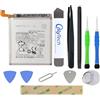 OnlyTech - Kit di riparazione batteria per Samsung Galaxy S20 Ultra 4G & 5G SM-G988-5000mAh - con 10 strumenti e adesivi