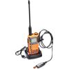 UAYESOK QUANSHENG UV K5(8) Walkie Talkie a lungo raggio con cavo di programmazione VHF UHF 200 canali radio portatile ricaricabile professionale AM/FM/DTMF, VOX, Replica frequenza, NOAA Meteo (arancione)