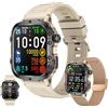SGDDFIT AMOLED Smartwatch da uomo con funzione telefono, batteria da 420 mAh, orologio sportivo con chiamate Bluetooth, orologio fitness con monitor del sonno, contapassi, impermeabile 5 ATM, per iOS Android
