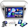 Inefala 2+64G 9'' Android 15 Radio per Peugeot 301/Citroen Elysee 2013-2018