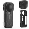 BAUCH 2 custodie silicone per Insta360 X5 protezione completa fori precisi compatibile vari dispositivi, accessori camera action, accessori camera 360, protezione camera action