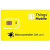 Things Mobile SIM Card per MICROCONTROLLORE Things Mobile con copertura globale e rete multi-operatore GSM/2G/3G/4G LTE, senza costi fissi, senza scadenza e tariffe competitive, con 10 € di credito incluso