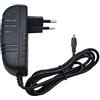 CABLEPELADO Alimentatore 5 V 1 A DC 2,5 x 0,6 mm, Nero