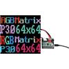 SeenGreat Pannello a matrice LED RGB Full Color 64 64 pixel per Raspberry Pi Raspberry Pi Pico ESP32 Ardui con scheda adattatore Directly Plug and Play