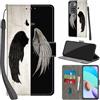 Haninsuze Cover per Xiaomi Redmi 10 2022 Custodia Cover Pelle Libro Portafoglio con Porta Carte Magnetica Protezione Antiurto Cuoio Flip Case Custodia Cover per Redmi 10, ala