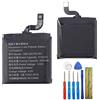 E-yiiviil Batteria di ricambio HB512627ECW+ compatibile con Huawei Watch GT 46 mm FTN-B19 420 mAh con strumenti