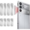 GIOPUEY Adesivo in Lega di Alluminio Antipolvere a Rete per RedMagic 10S Pro/10 Pro/9S PRO/9 Pro/8S PRO/8 PRO, Aperture di Ventilazione per Altoparlanti e Radiatori Anti Dust [4+4 Pack] - Silver