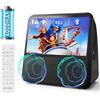 MAITE Lettore DVD Portatile Bluetooth, 4000mAh Ricaricabile Lettore DVD Region Free per Auto con altoparlanti Integrati Doppi, Compatibile CD/Bluetooth/USB/RCA/Jack Cuffie, Lettore CD Bambini con Funzi