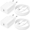 AINPOW 2Pack Caricatore USB C Rapido per iPhone 17 Air/17 Pro Max/17 Plus/17/16 Pro/16 Plus/15 Plus/15, 30W Caricabatterie iPhone 17 con Cavo USB Type-C 2M Ricarica Rapida per iPad Pro/Air/Mini 7/6