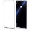 REY Cover in Gel TPU Trasparente per Huawei Ascend P7, Ultra Sottile 0,33 mm, Morbido Flessibile, Custodia Silicone