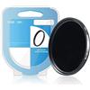 Digital Hd FILTRO NEUTRO ND 1000 nd1000 NEUTRAL DENSITY FILTER 10 stop RISE GRIGIO nuovo da Italia (82 mm)