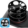 Xunzii 2 Pezzi Pellicola Fotocamera per Xiaomi 15 Ultra 5G con Kit di Installazione [Nero], Durezza 9H Anti-Graffio Vetro Temperato Camera Protezione Lente, HD Senza Bolle Lente Protettiva Film