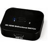Suceem - Interruttore HDMI 4 K a 60 Hz, splitter bidirezionale HDMI 2 in 1, supporto 4 K a 60 Hz, 2 K a 120 Hz, per PS4/3 HDTV, Xbox Fire Stick