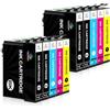 LeciRoba 405xl per stampanti Epson 405 e per Multipack 405xl per Epson Workforce Pro WF-3820DWF 3825DWF WF-4820DWF 4825DWF 4830DTWF WF-7310DTW WF-7830DTWF 7835DTWF WF-7840DTWF