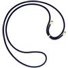mtb more energy® Corda di Ricambio per Collana Smartphone - Blu Scuro - compresi Cappucci protettivi (Oro) - cuerda de intercambio de Tirante Catena Banda
