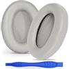 Aurivor Cuscinetti auricolari di ricambio per cuffie Sony WH-1000XM3, con pelle morbida al tatto, isolamento acustico in memory foam, spessore aggiunto