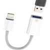 Kefiany Adattatore Lightning USB OTG 3.0 certificato MFI per iPhone 14, 13, 12 con connettore per iPad, lettore schede fotocamera digitale, tastiera, mouse e accessori computer stick