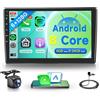 Rimoody 6G+128G 8 Core Wireless Carplay Android Autoradio per Citroen C5 2008-2017 10.1 Pollici Touchscreen Autoradio con Android Auto GPS Navi WiFi Mirror Link Bluetooth FM/RDS DSP/SWC Telecamera Posteriore