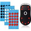 Rylae 60 Pezzi Pattini per Mouse, Piedini Ultra Rapidi per Mouse, Universali Piedini per Lisci Arrotondati, Prestazioni Durature, Movimenti Fluidi (6mm)