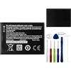 E-yiiviil Batteria di ricambio BL-L4E compatibile con Nokia 2660 8210 con strumenti