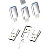 Kefiany Adattatore USB C OTG Convertitore USB C Femmina a USB A Maschio (6 Pack)per iPhone iPad Pro compatibile per Samsung Android MacBook Adapter Cavo Type-C Caricatore Alimentatore Computer Connettore Auto
