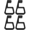 LT Easiyl 4 Pz Supporto Orizzontale Per Console Di Gioco Piedini Semplici Staffa Per Prevenire Lo Scivolamento Piedini Di Raffreddamento Piedini Antiscivolo Supporto Compatibile Con Sony PS4 Pro Nero