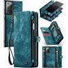 UFinetech 2 in 1 Rimovibile Portafoglio Cover Samsung Galaxy Note 20 Alta Qualità Retro Magnetica Flip Libro TPU Pelle Custodia Samsung Galaxy Note 20 5G Carta Slot Tracolla Cerniera 2020 Donna Uomini