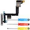 MMOBIEL Tasto Power/Volume Pulsante Compatibile con iPhone 11 2019 - Power On Off Button/Controllo Volumo Cavo Flessibile di Ricambio - Incl Tasto Mute, Flash, Microfono e Cacciaviti