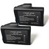 Sun Will 2 PZ Ricaricabili 7.4 V 3000 MAH Li-Ion Batterie per Guanti Riscaldati Calze Cappelli Passamontagna Maschera Da Sci Vestiti