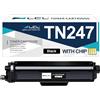 LCL Cartucce di Toner Compatibile TN-247 TN247 TN247BK TN-247BK High Yield | Sostituzione per Brother HL-L3210CW HL-L3230CDW HL-L3270CDW MFC-L3710CDW MFC-L3750CDW MFC-L3770CDW MFC-L3730CDW(1 Nero)