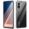 GIOPUEY Cover Compatibile con Xiaomi Poco M7 4G, TPU Ultrasottile HD Case, Protezione del Cuscino d'Aria - Trasparente