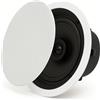 RO&CO System ONE IC-820 - Coppia Diffusori da Incasso 8″ 2 Vie 8 Ohm 100W, Passivi Cablati, Richiedono Amplificatore Esterno, No Bluetooth, Non Attivi, Bianco.