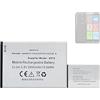 HIGHAKKU Batteria di ricambio S572 compatibile con BRONDI Amico Smartphone S/BRONDI Smartphone S