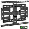 monTEK Staffa da parete ultra sottile per TV da 1,1 pollici per TV da 43-90 pollici, staffa per TV Full Motion fino a 60 kg, supporto da parete per TV articolato doppio girevole, VESA max 600 x 400 mm