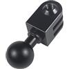 NovelGoal Alluminio 17mm Testa a Sfera Adattatore Clip Compatibile con GoPro Hero 11 10 Accessori Della Macchina Fotografica Supporto Del Telefono Auto Registrazione Staffa