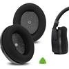 Geekria Cuscinetti auricolari di ricambio in tessuto a rete per cuffie HyperX Cloud Orbit S, parti di riparazione (nero)