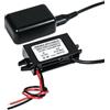 GiDaCom MINI LOCALIZZATORE GPS con SMS - 12 volt, con batteria Tampone, NO ABBONAMENTO Allarme Vibrazione - Tracker per Bambini/Auto/Bagagli - Impermeabile IP65 il più piccolo al mondo (King Spy Guard F20)