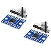 TECNOULAB 2 pezzi TXS0108E Convertitore di livello logico TTL a 8 canali Conversione bidirezionale da 3,3 V a 5 V