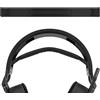 Geekria Fascia di ricambio in tessuto flessibile compatibile con cuffie Corsair HS80 RGB, HS80 MAX, parte di ricambio (nero)