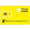 Things Mobile SIM Card per COLONNINE DI RICARICA Things Mobile con copertura globale e rete multi-operatore GSM/2G/3G/4G LTE, senza costi fissi, senza scadenza e tariffe competitive, con 10 € di credito incluso