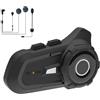 EuroFone S2 Casco Bluetooth Headset, 800 metri 2 piloti Bluetooth casco interfono auricolare con CVC rumore qualità del suono altoparlanti sistemi di comunicazione moto